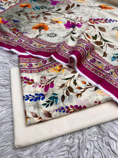 3Pc Lawn Digital Printed Suit Vol-02