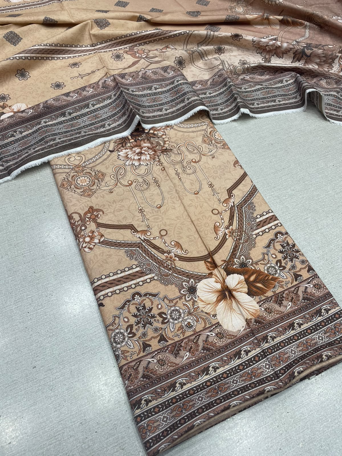 2Pc Dhanak Kameez & Dupatta Unstitched 73