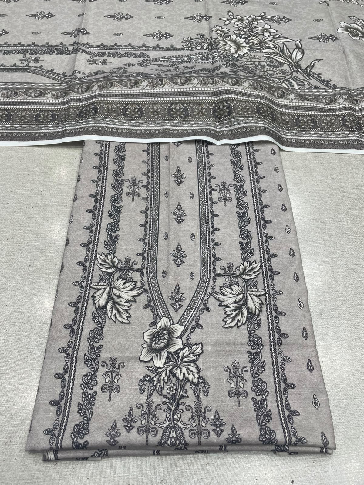 2Pc Dhanak Kameez & Dupatta Unstitched 73
