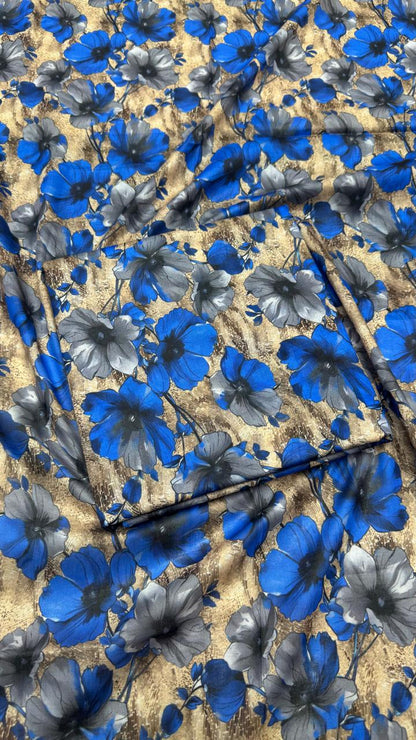 2Pc Lawn Allover Unstitched Suit #36143