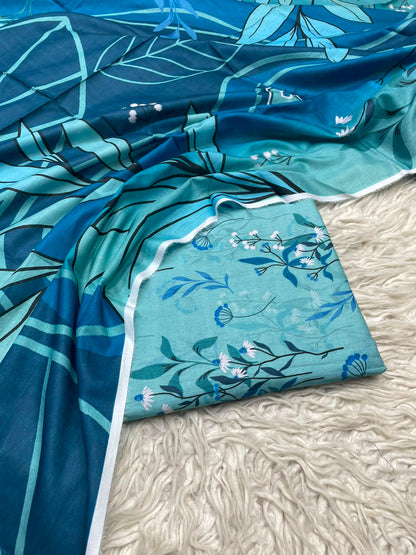 3Pc Same Digital Printed Lawn Suit 15
