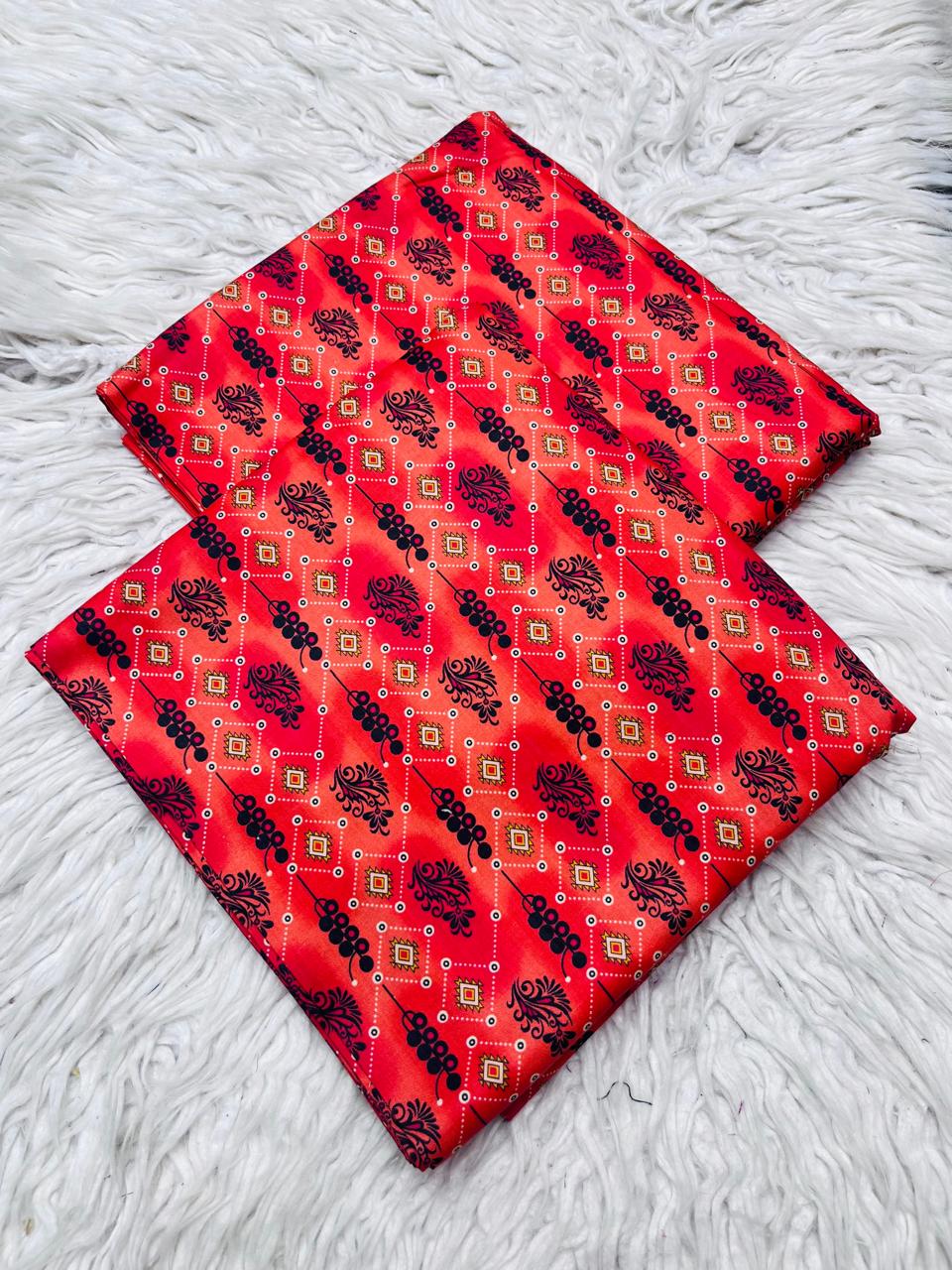 2Pc Crystal Linen Allover Suit Vol-0121