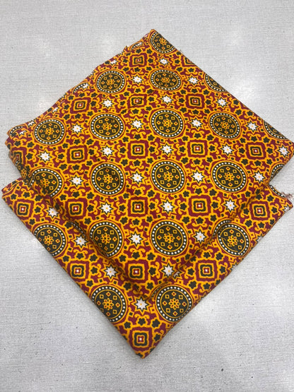 2Pc Staple Same Printed Unstitched Suit 296