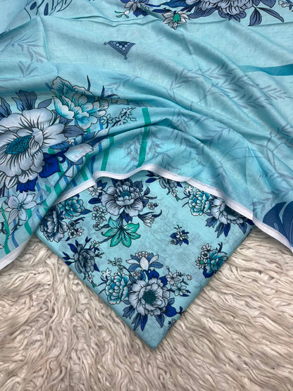 3Pc Same Digital Printed Lawn Suit 15