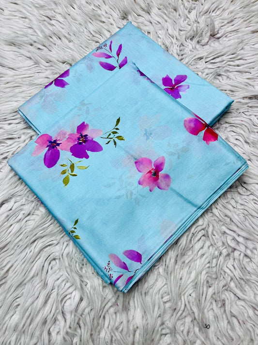 2PC Lawn Allover Digital Printed Unstitched Suit Vol-6178