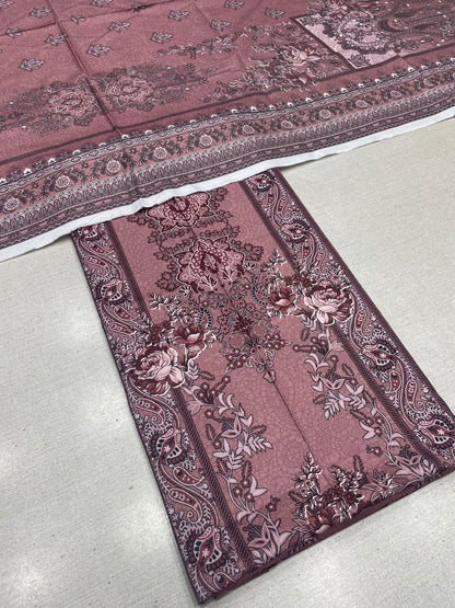 2Pc Dhanak Kameez & Dupatta Unstitched 73