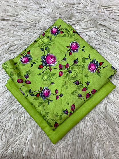 2Pc Printed Lawn Unstitched Suit 15