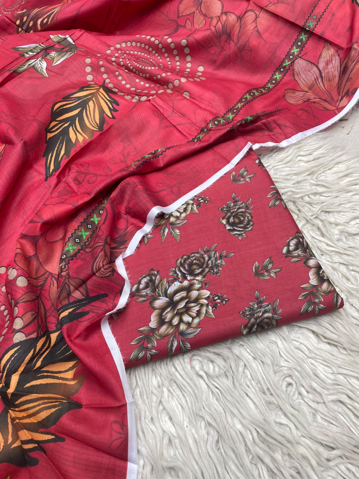 3Pc Same Digital Printed Lawn Suit 103