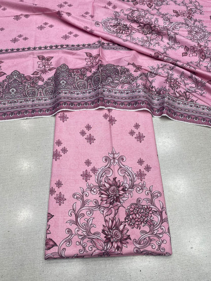 2Pc Dhanak Kameez & Dupatta Unstitched 73