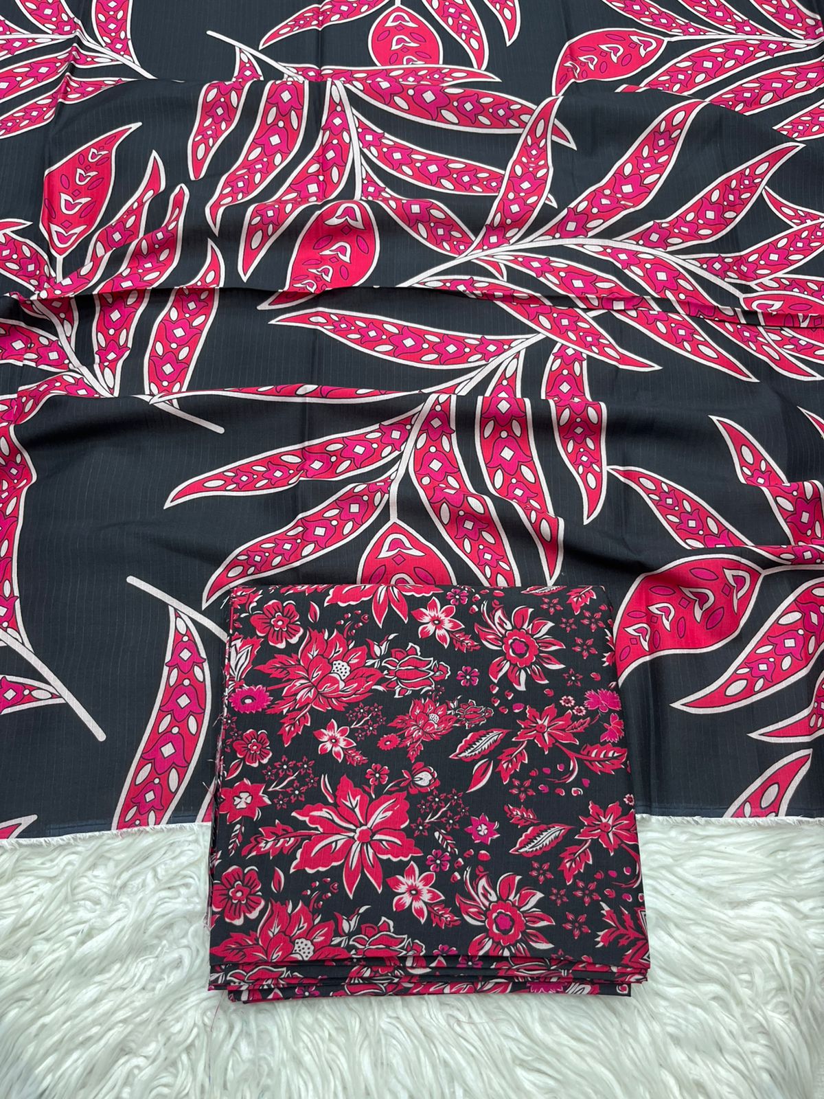 3Pc BanaDora Linen Allover Suit - 404