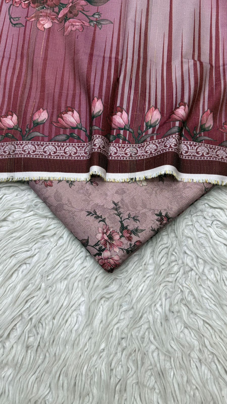 3Pc Chamki Khaddar Unstitched Suit Vol-0132