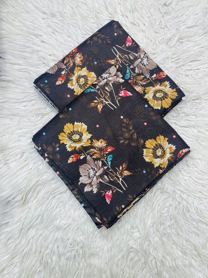 2Pc Khaddar Slub Allover Suit Vol-0093