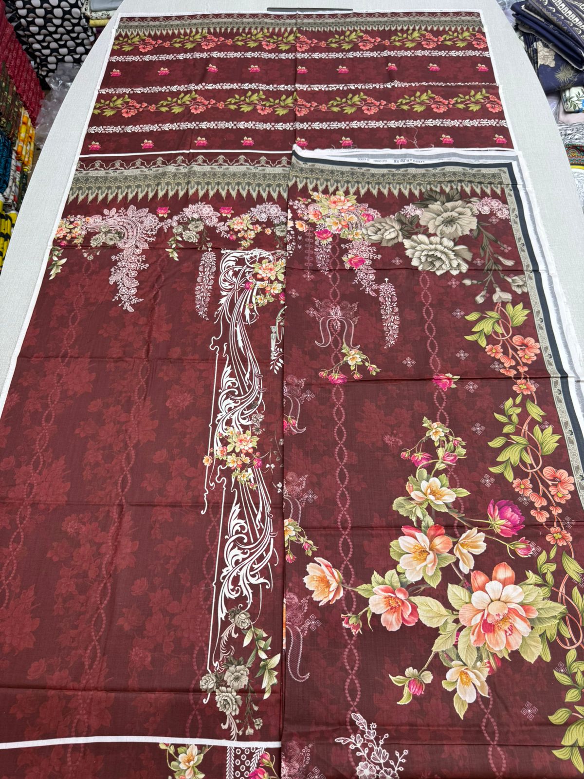 2Pc Linen Kameez & Dupatta Suit - 0081