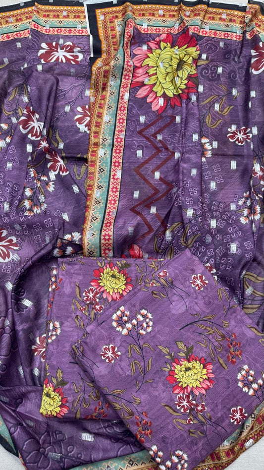 3Pc Lawn English Bana Dora #35335