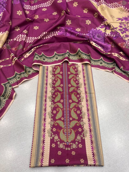 2Pc Staple Shamray Kameez & Dupatta Suit 79