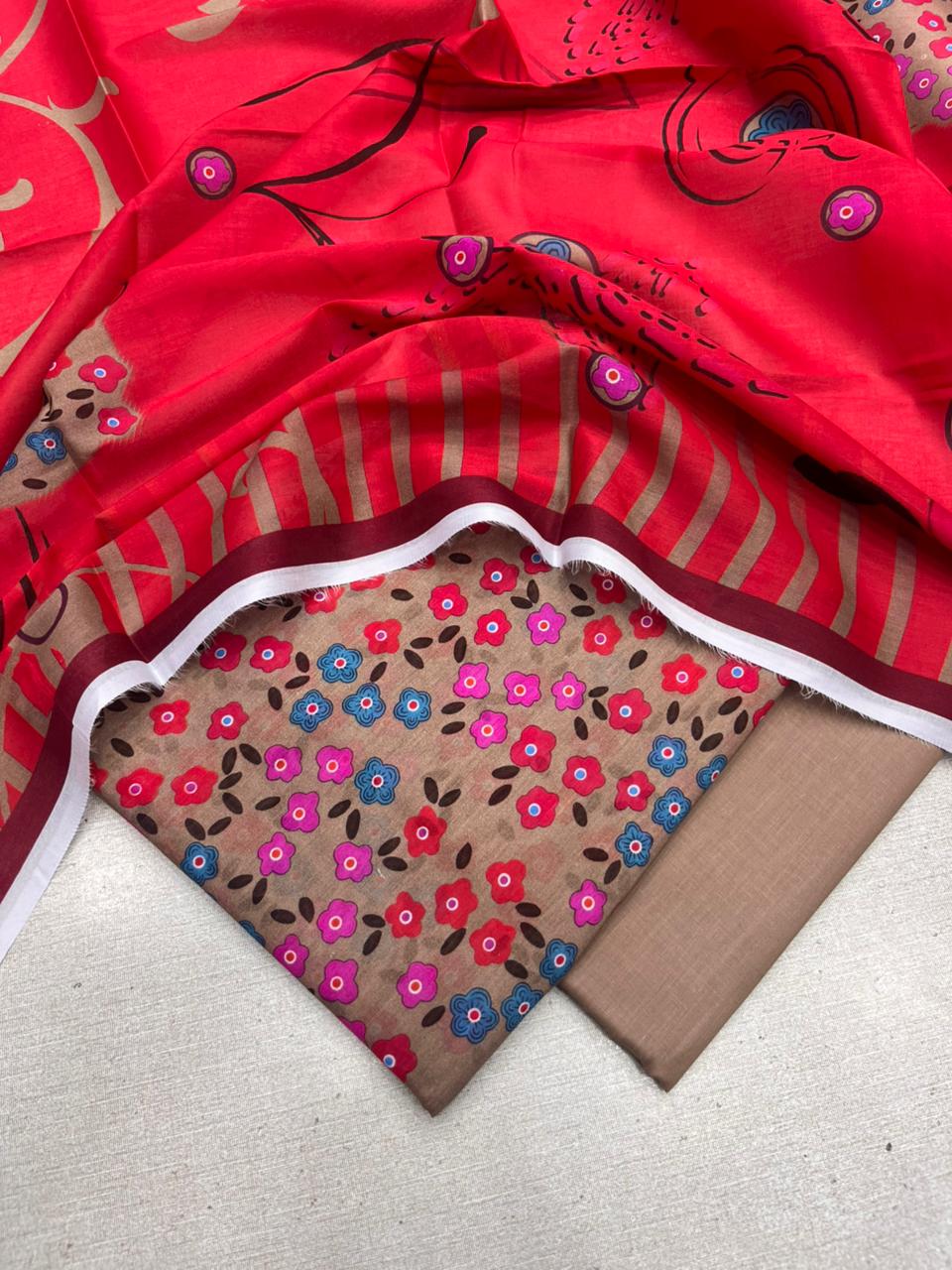 3Pc Zobia Lawn Unstitched Suit 29
