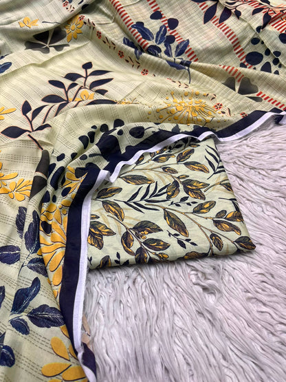 3Pc Same Digital Printed Lawn Suit 15
