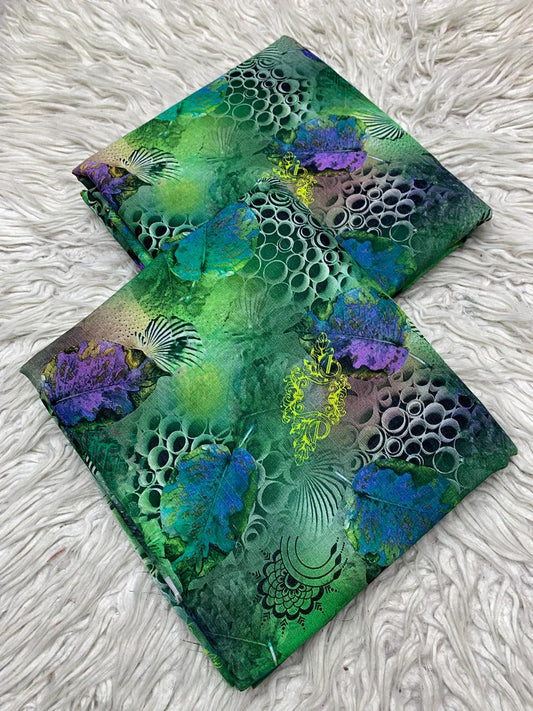 2Pc Sapphire Lawn Bana Dora Allover Unstitched Suit Vol-03