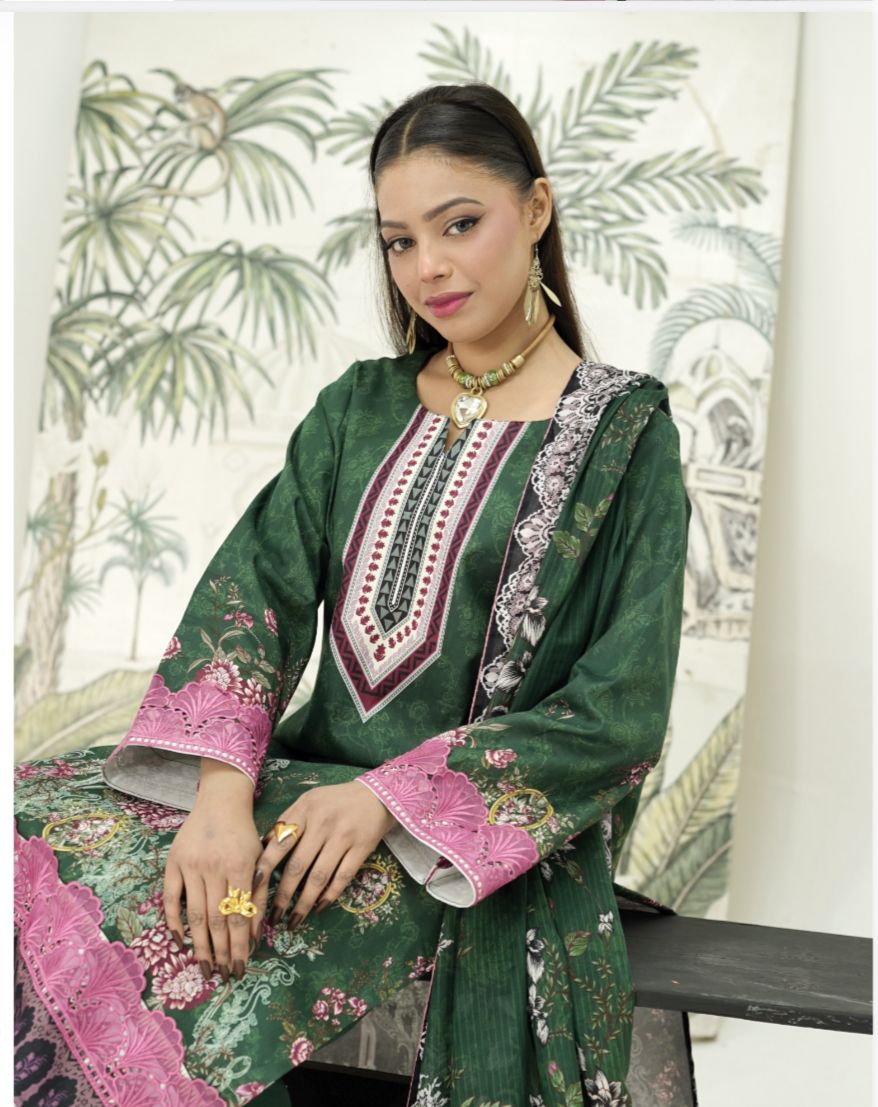 Noura Premium Lawn 3pc - 0140