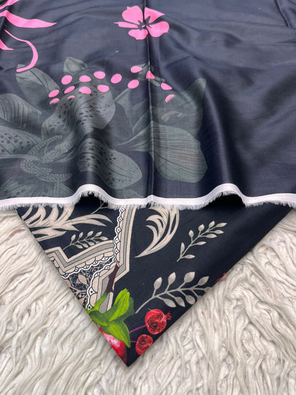 2Pc Supima Lawn Kameez & Duppata Printed Suit  Vol-02