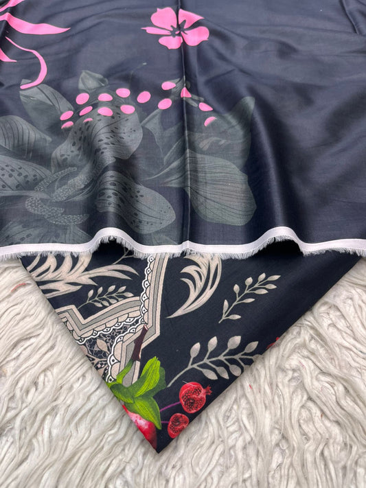 2Pc Supima Lawn Kameez & Duppata Printed Suit  Vol-02