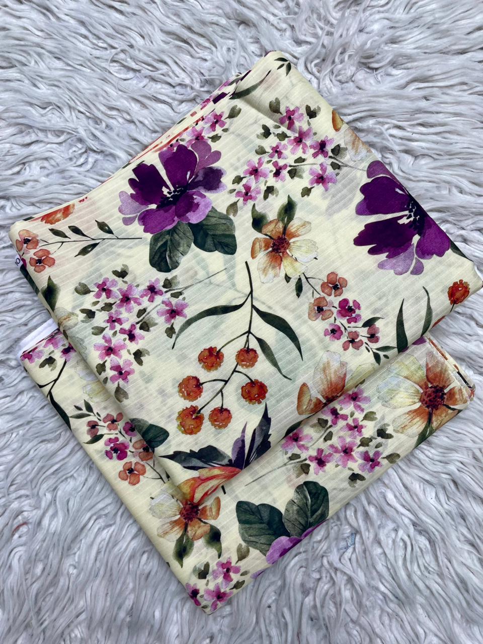 2Pc Lawn Bana Dora Digital Printed Suit Vol-21