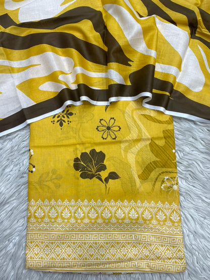 2Pc Lawn Kameez & Duppata Printed Suit  Vol-09