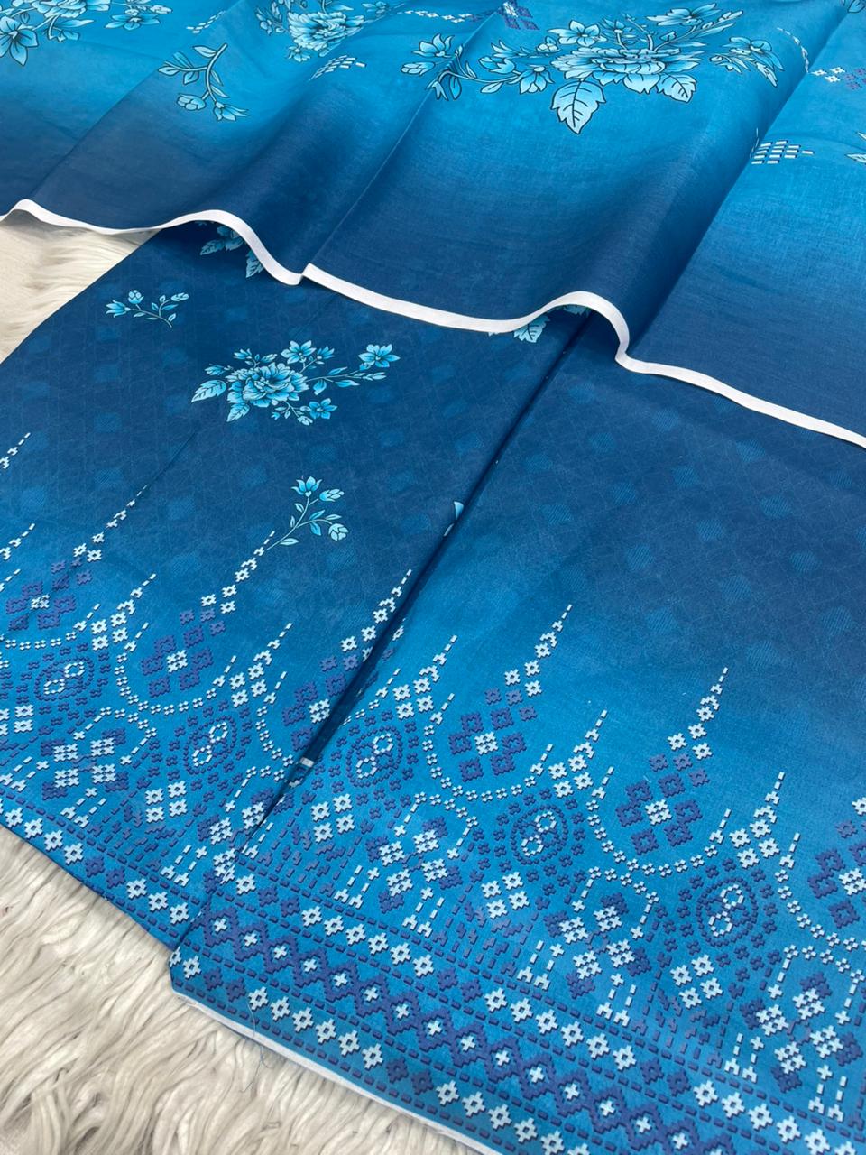 2Pc  Civic Lawn Kameez & Dupatta Vol-3193