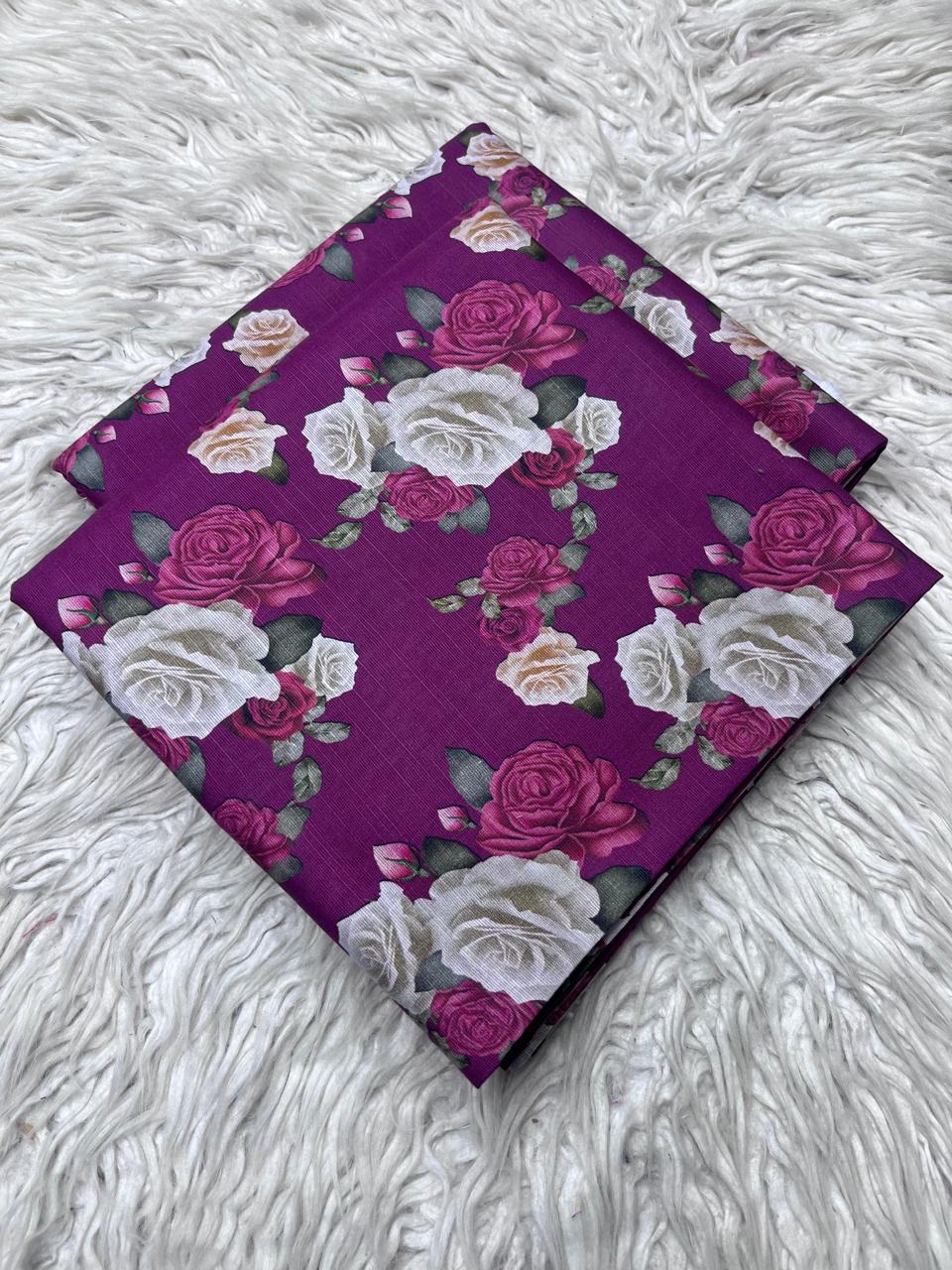 2Pc Slub Khaddar Allover Suit Vol-3194