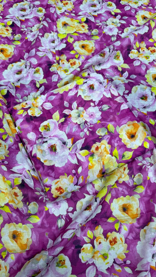 2Pc Lawn Unstitched Suit #8397