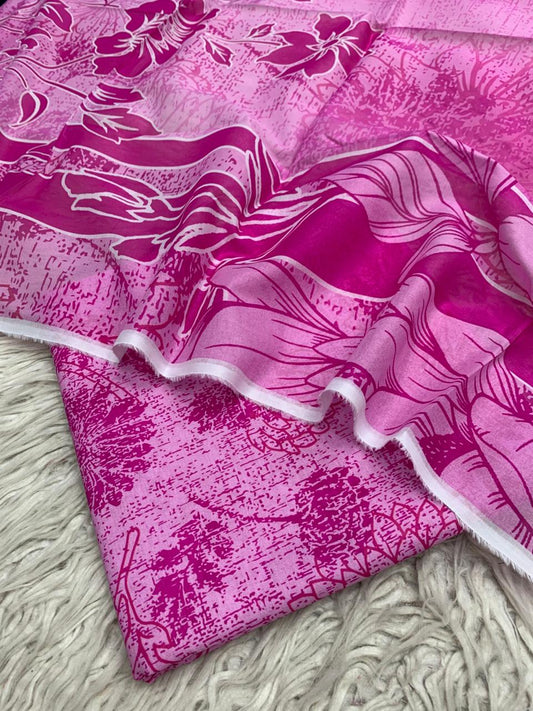 3Pc Lawn Printed Suit Vol-1007