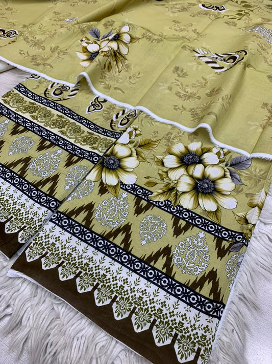 2Pc Lawn Kameez & Dupatta Vol-3205