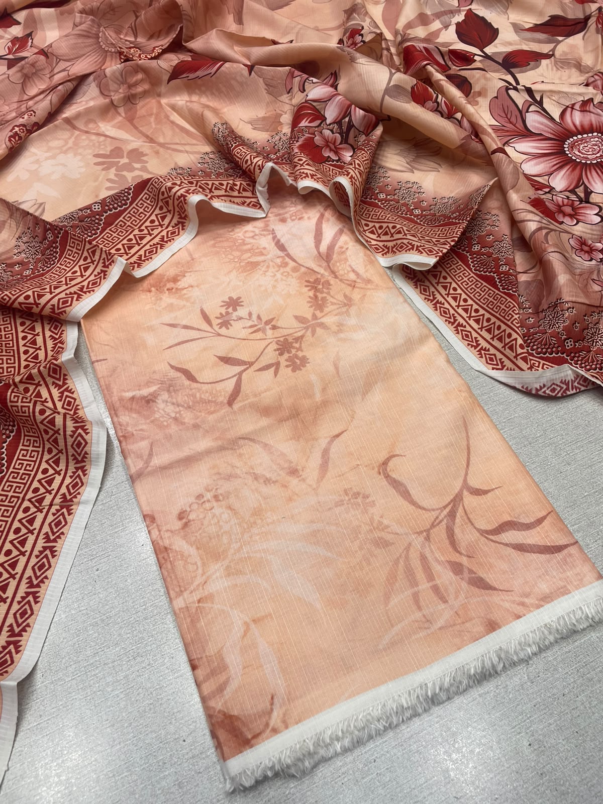 2Pc Staple Viscose Kameez & Dupatta 64