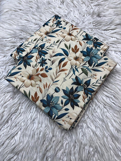 2Pc Chamki Khaddar Unstitched Suit Vol-0136