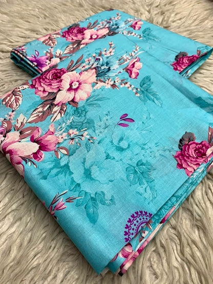 2Pc Same Printed Lawn 572