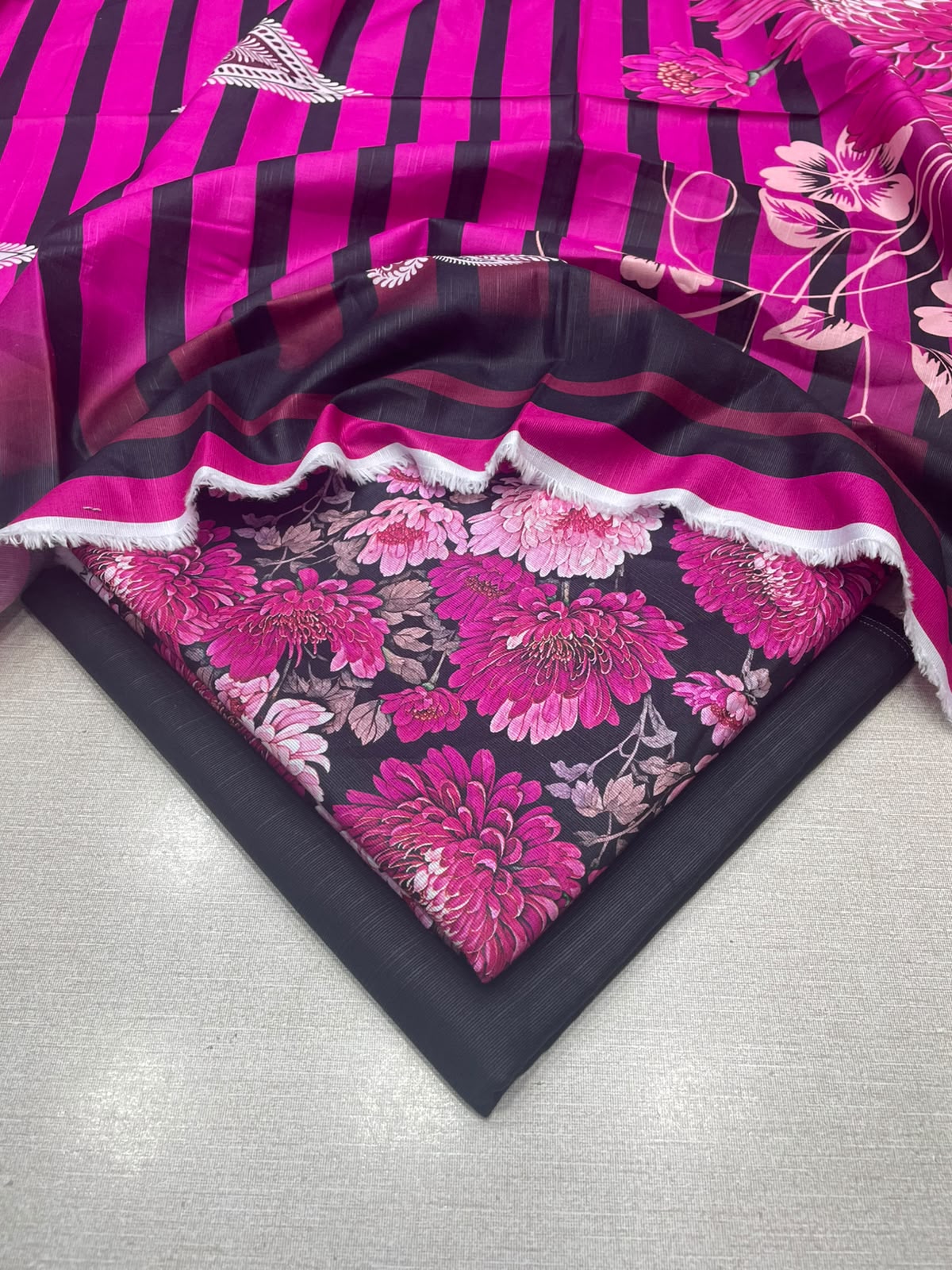3Pc Slub Khaddar Unstitched Suit 24