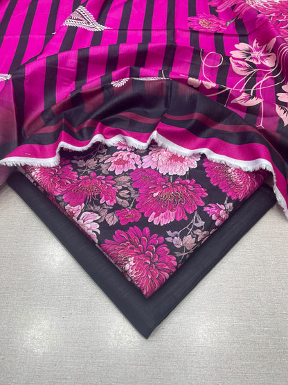 3Pc Slub Khaddar Unstitched Suit 24