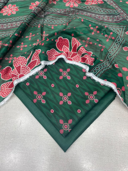 3Pc Gul Ahmad Lawn Unstitched Suit 0227