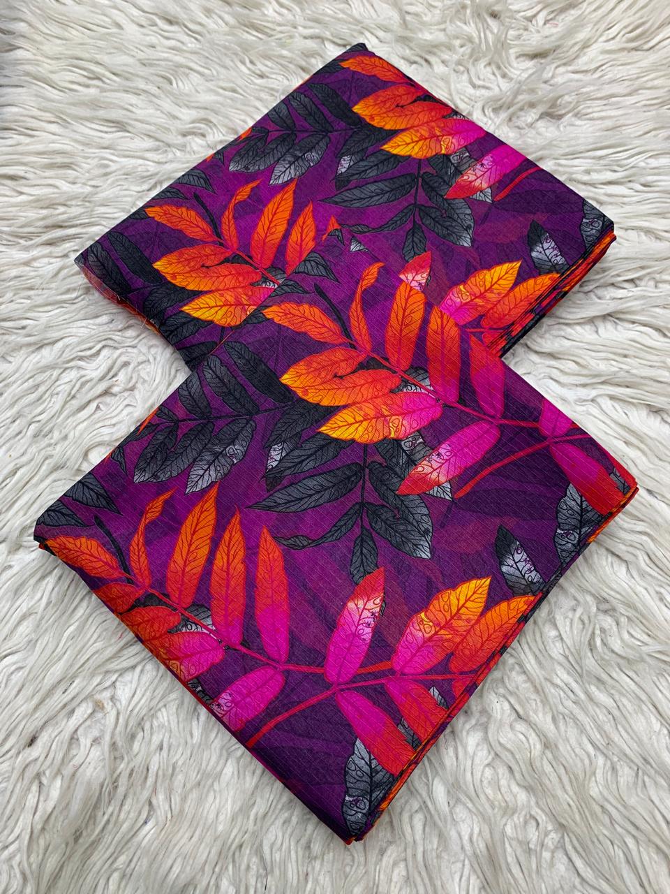 2Pc Sapphire Lawn Bana Dora Unstitched Suit Vol-479