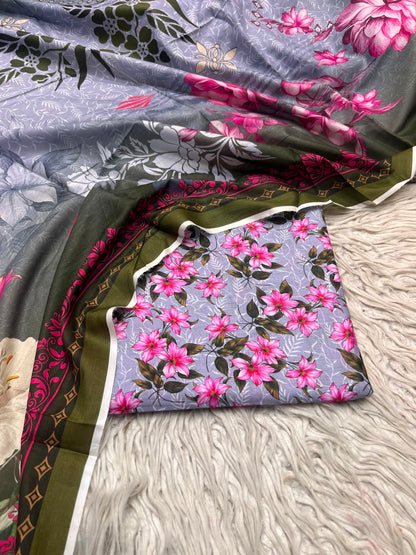 3Pc Same Digital Printed Lawn Suit 15