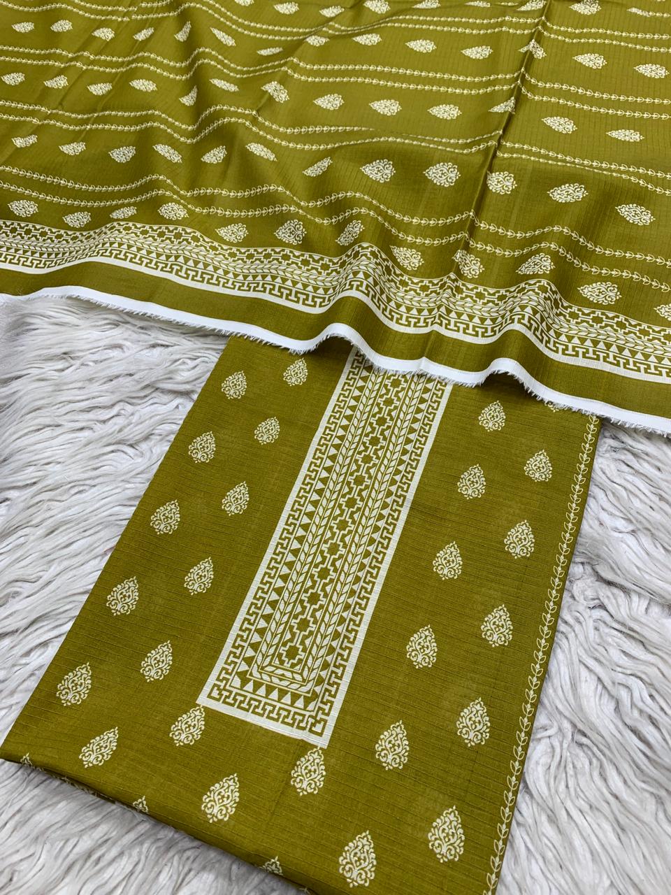 2Pc Sapphire Lawn Bana Dora Kameez & Printed Lawn Duppata Vol-3204