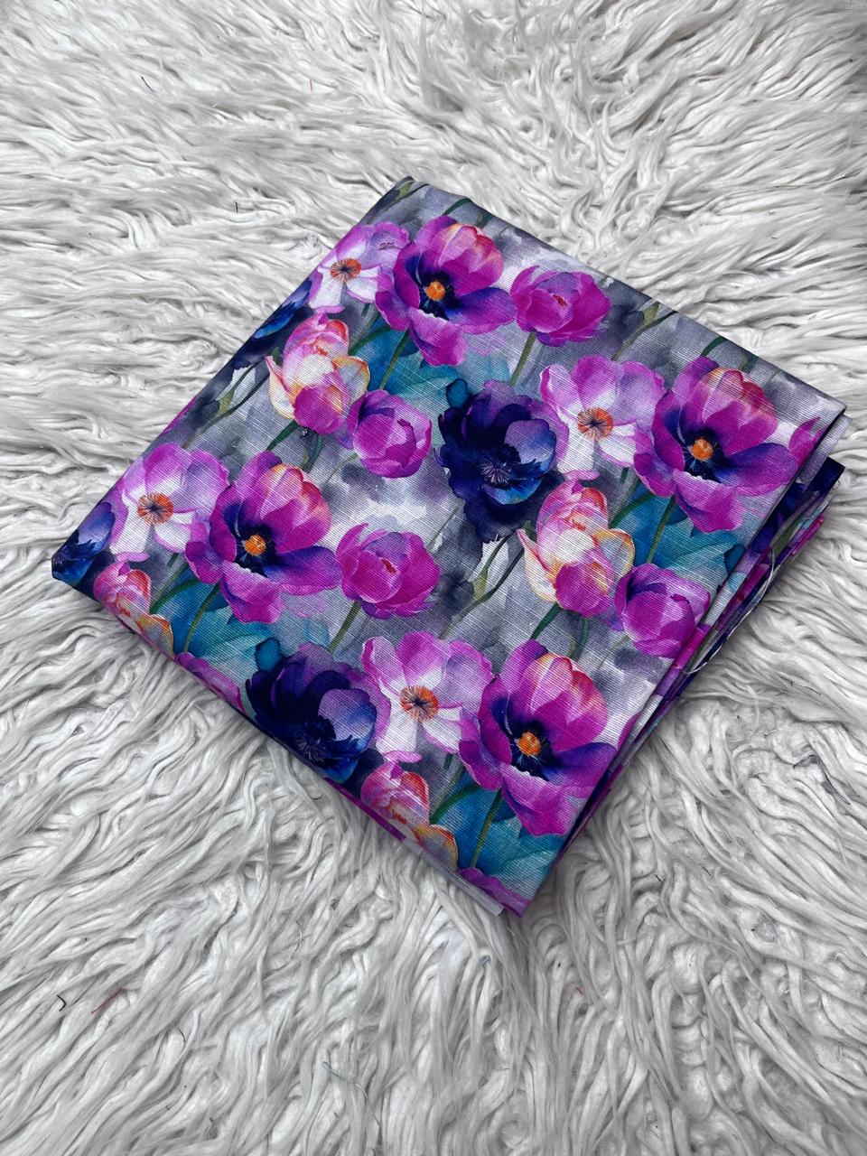 2Pc Slub Khaddar Allover Suit Vol-405