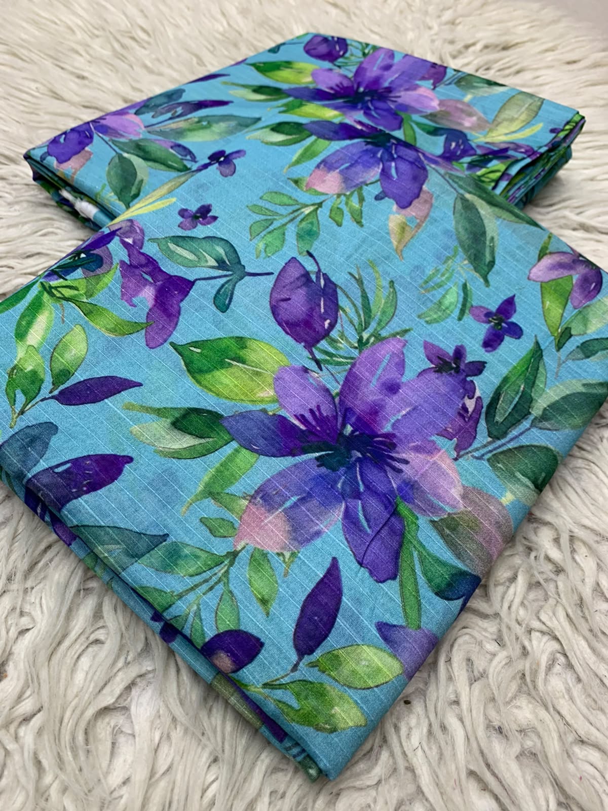 2Pc Bana Dora Print Lawn Suit Vol-495
