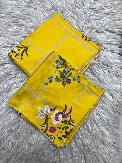 2Pc Lawn Allover Digital Printed Unstitched Suit Vol-692