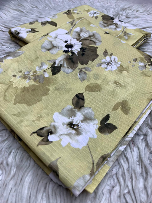 2Pc Same Printed Bana Dora Lawn 47