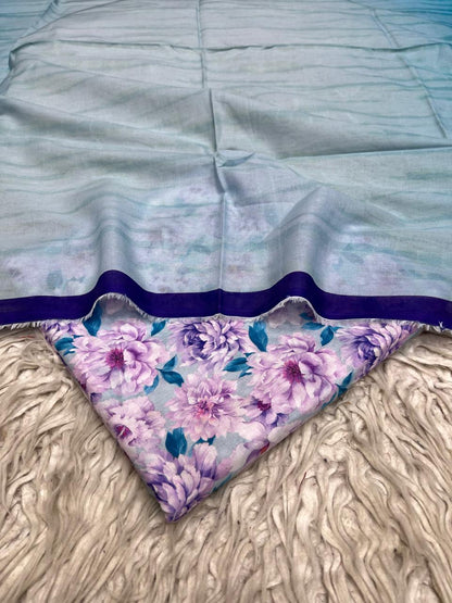 3Pc Supima Lawn Suit Vol-0011