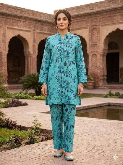 Gul Ahmad 2Pc Lawn Bana Dora Suit 495