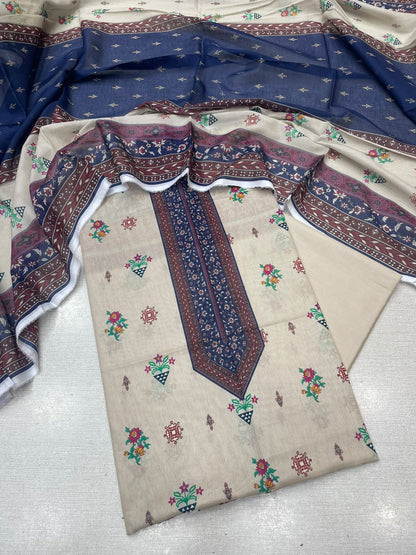 3Pc Lawn Digital Printed Unstitched Suit 48260