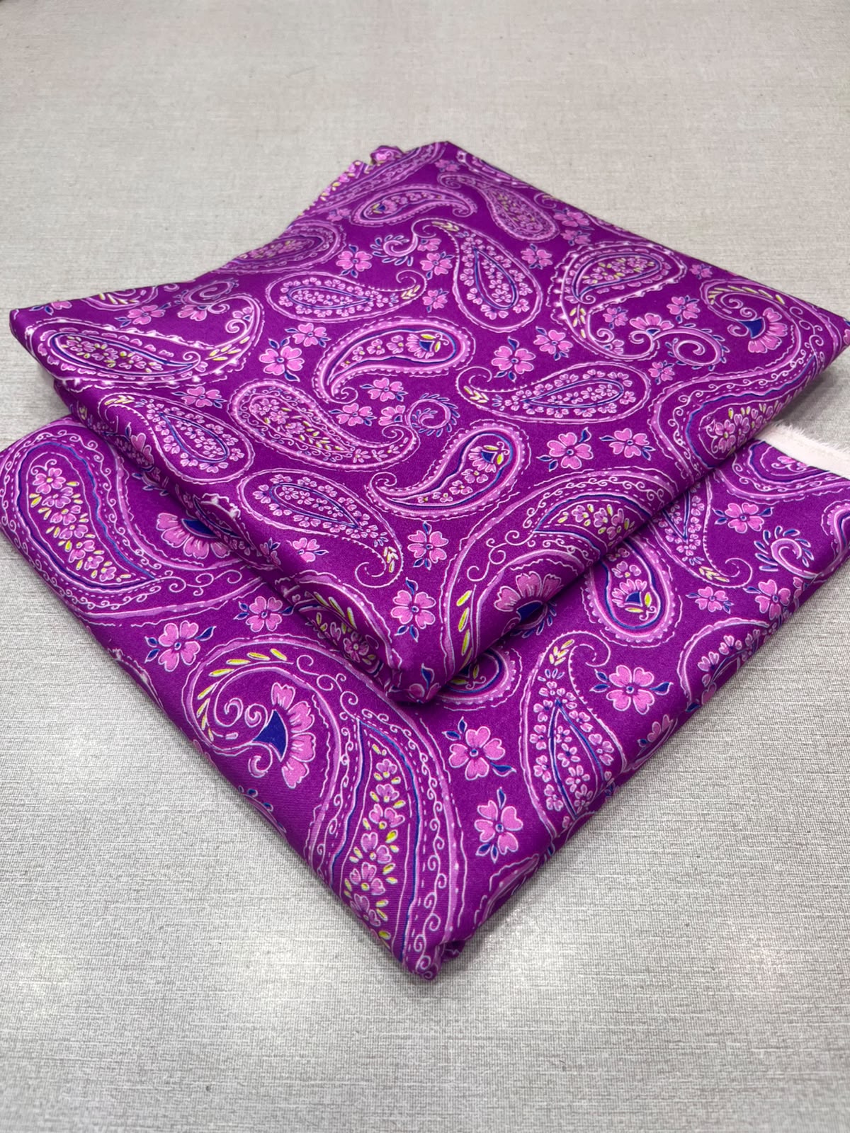 2Pc Staple Same Printed Unstitched Suit 6233