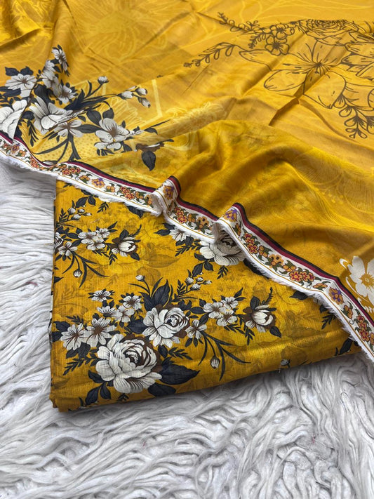 3Pc Sapphire Bana Dora Lawn Suit Vol-0125